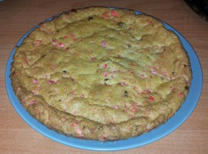 cookie géant aux pralines roses cookie géant aux pralines roses